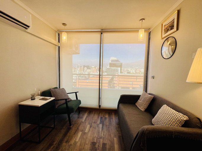 Room 3, Urban Artistic Providencia A C Gym Laundry Pool Wifi, Santiago