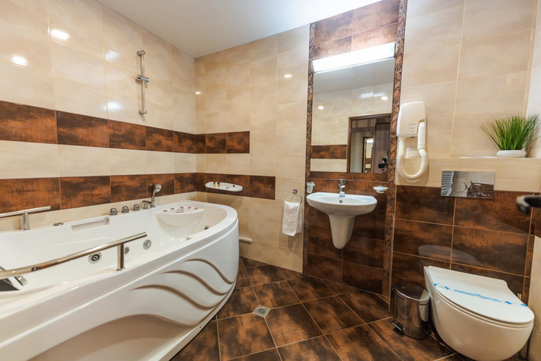 Bathroom 4, Paradise SPA Hotel, Rakitovo