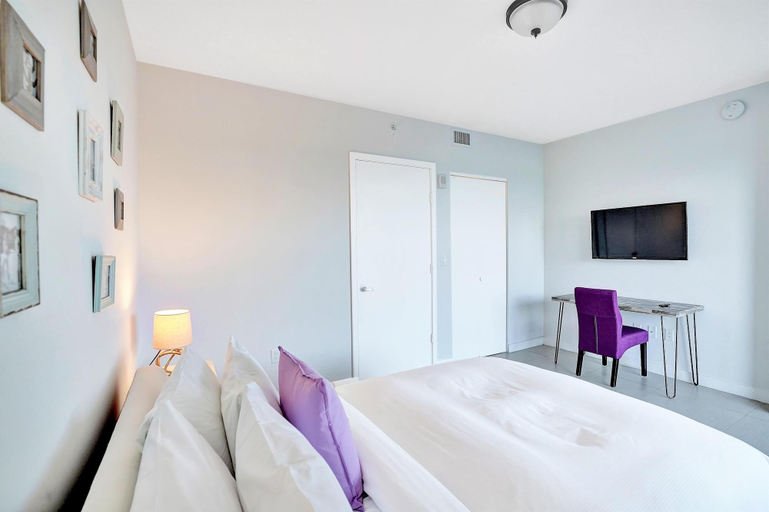 Bedroom 3, Modern Geometry at Monte Carlo Miami Beach, Miami-Dade