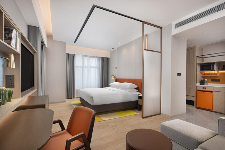 Bedroom 2, Home2 Suites by Hilton Hengyang Xidu, Hengyang