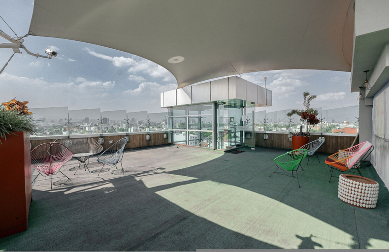 Room 3, The Palm Loft Modern Comfort With a Fully Equipped Kitchen, Mexico City