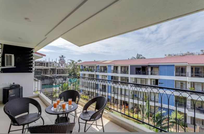 Room 2, 1BR w Pool Sauna Near Calangute Baga Beach, North Goa
