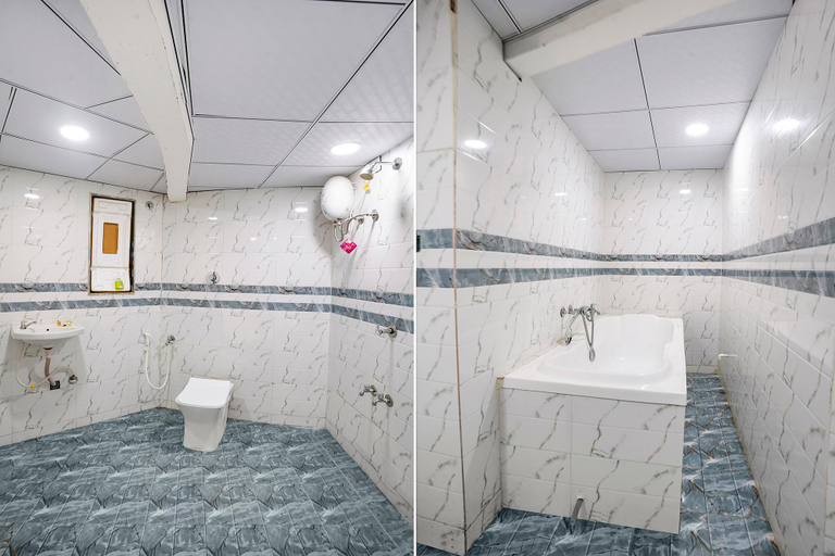 Bathroom 4, FabHotel The Vibrant - Nr. Tapovan Circle, Gandhinagar