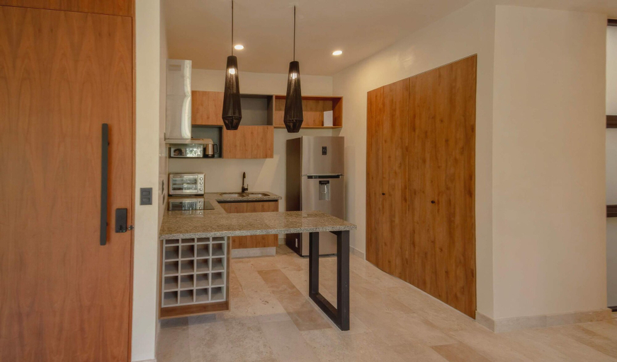 Room 3, Spacious Modern 3BR Apartment in Gated Community With Pool View at Chaan Ha by Waves, Cozumel
