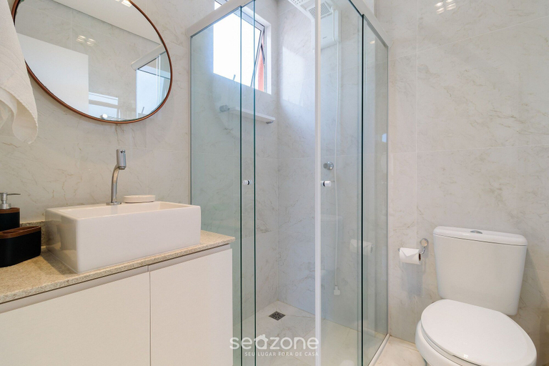 Bathroom, Charming Apt Just 600m From the Sea! - VLA, Florianopolis