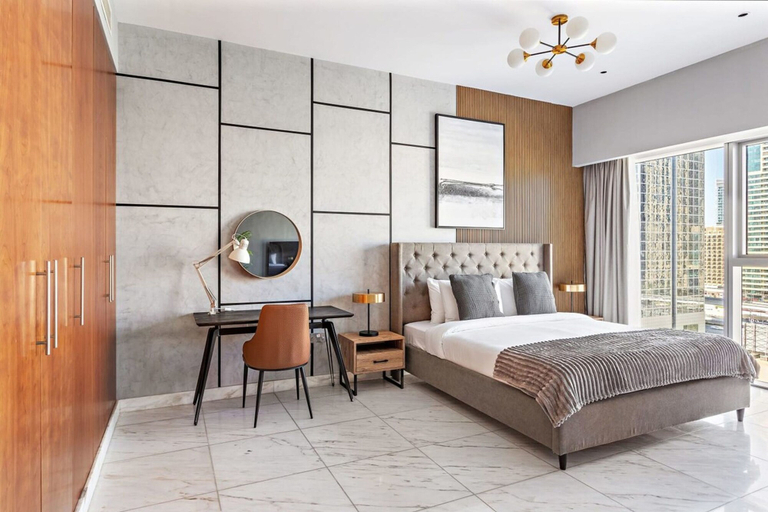 Bedroom 4, Silkhaus Spacious Central Park Studio, Dubai
