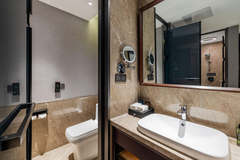 Bathroom 3, 丽呈東谷酒店保定客运中心店, Baoding