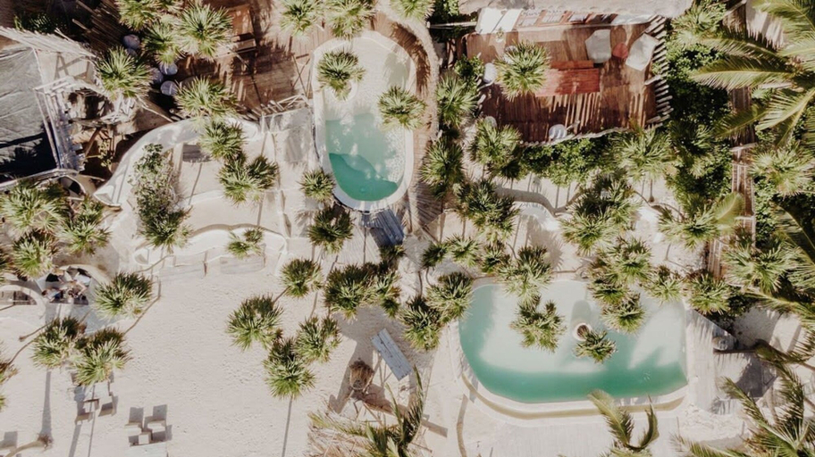 Room 5, Bohemian Retreat Private Pool Beach Club Bikes, Cozumel