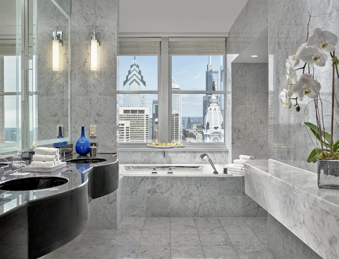 Bathroom 4, Loews Philadelphia Hotel, Philadelphia