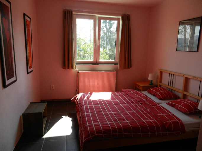 Bedroom 2, Child-friendly holiday home in Moravia with a beautiful location and view, Žďár nad Sázavou