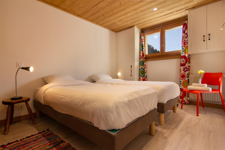 Bedroom 4, Chalet Dava La Via ski in ski out, Haute-Savoie