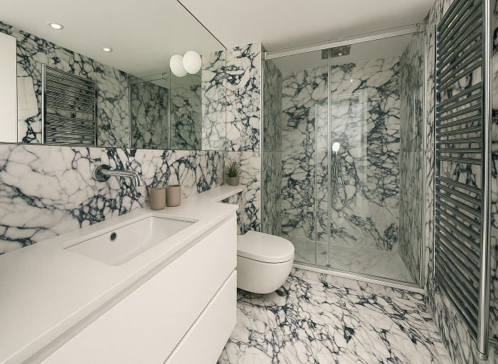 Bathroom 2, Studio moderne a Opera, Paris