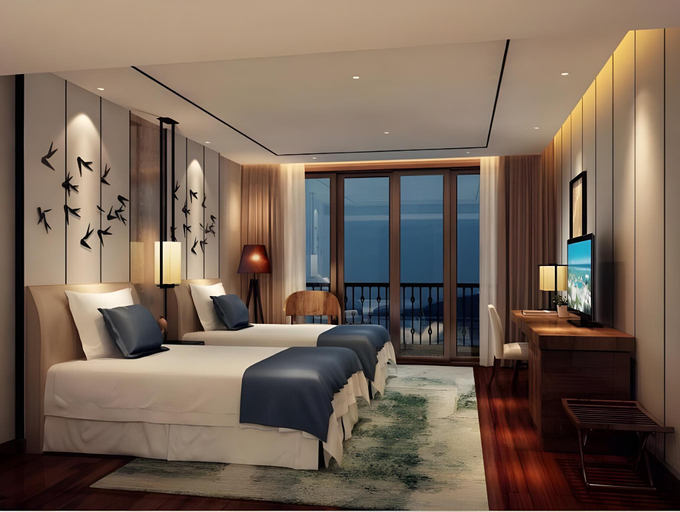 Bedroom, Narcissus Obhur Resort & Spa, Jeddah
