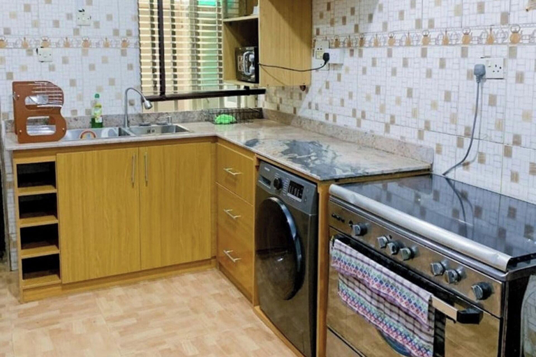 Private kitchen 3, Luxe Lagos Retreat With 3 Bedrooms, Kosofe