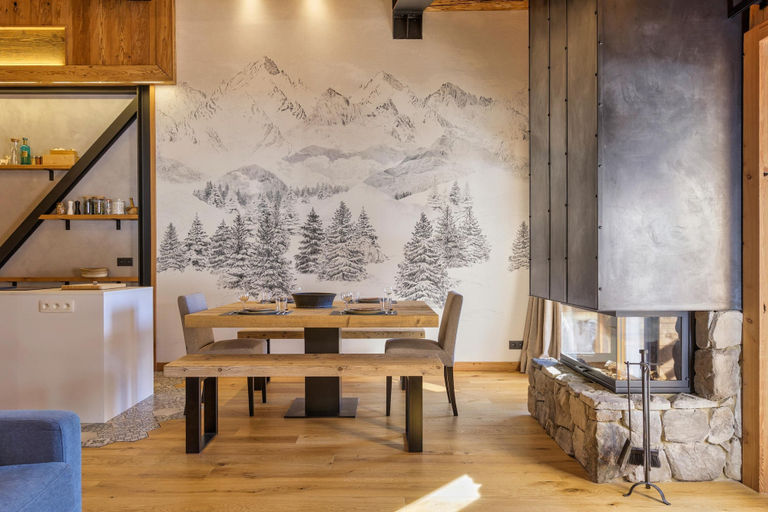 Room 4, La Ferme Roland ski in ski out, Haute-Savoie