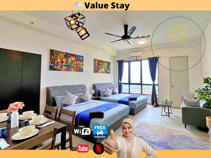 Bedroom, SOHO Suites Sunsuria Setia Alam at Shah Alam, Shah Alam