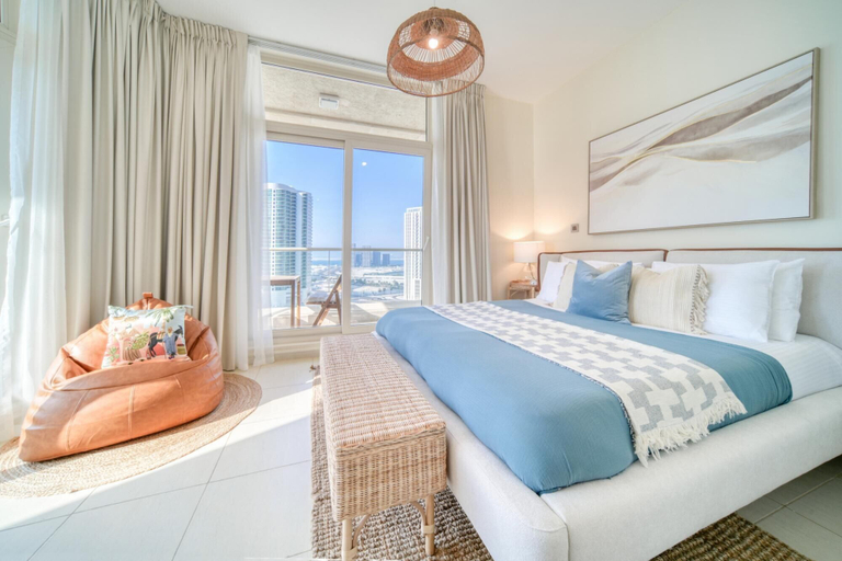 Bedroom 5, Reem Island Beach Escape w Stellar Balcony Views, Abu Dhabi City