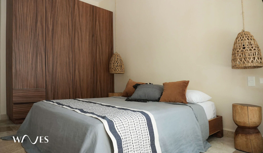 Room 3, Modern 1BR w Private Pool Surround Speakers, Cozumel