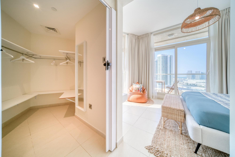 Bedroom 3, Reem Island Beach Escape w Stellar Balcony Views, Abu Dhabi City