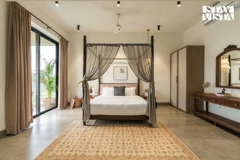 Bedroom 2, StayVista at Sage Villa - Pool, Lawn & WiFi, Raigarh