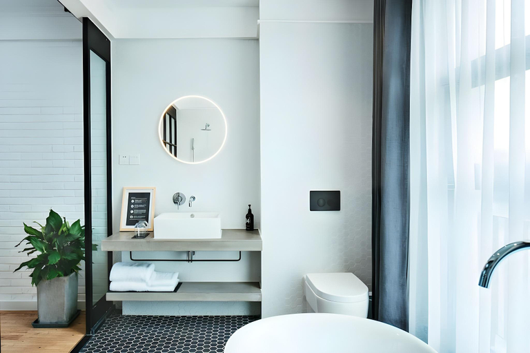 Bathroom 4, Cendre Hotel-Lingering Garden and Tiger Hill, Suzhou