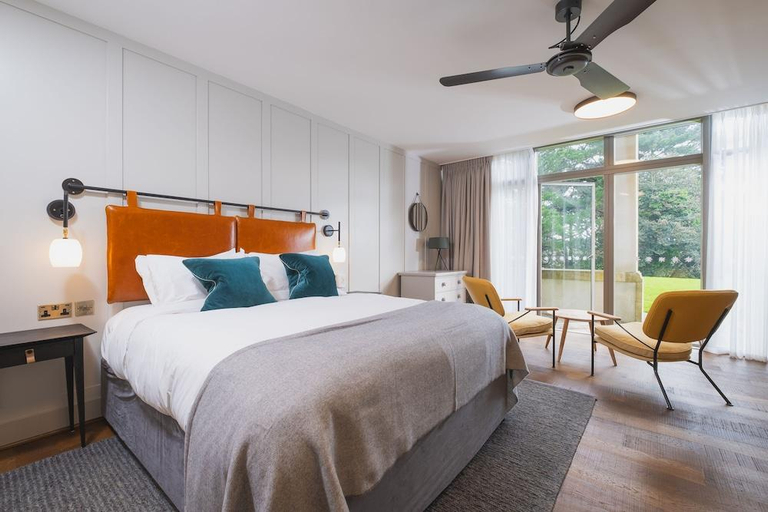 Bedroom 3, Fowey Hall Hotel, Cornwall