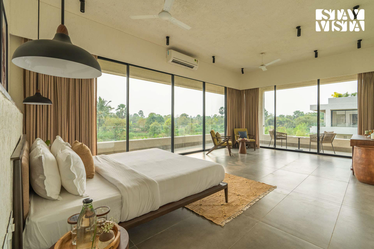 Bedroom 3, StayVista at Sage Villa, Raigarh