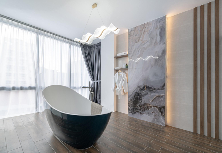 Bathroom 5, Saturn Hotel, Penang Island