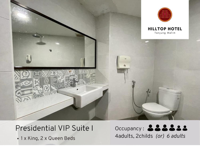 Bathroom 3, Hilltop Hotel, Batang Padang