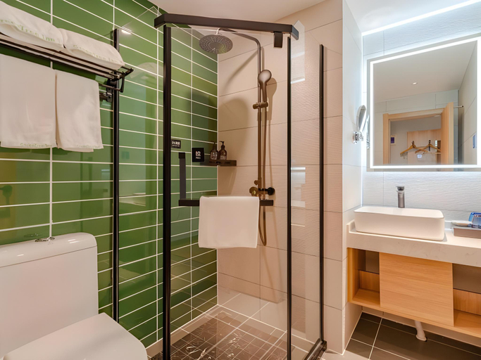 Bathroom 4, GreenTree Inn Hefei Railway Station Shengli Square Express Hotel, Hefei