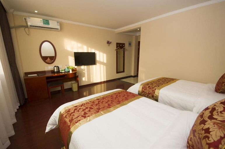Bedroom 2, GreenTree Inn Suzhou Wangting Zhanwang Business Hotel, Suzhou