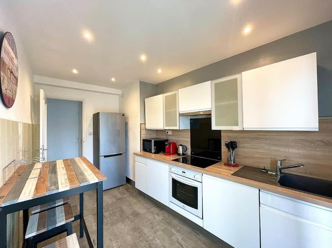 Kitchen 4, Large flat terrace Sea view, Promenade des Anglais, Alpes-Maritimes