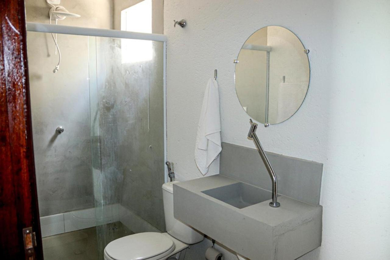 Bathroom, Pousada Pe na Areia, São Miguel dos Milagres