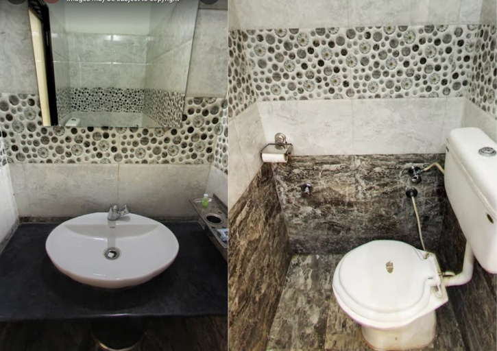 Bathroom 2, Hotel Chatako, Ahmadabad