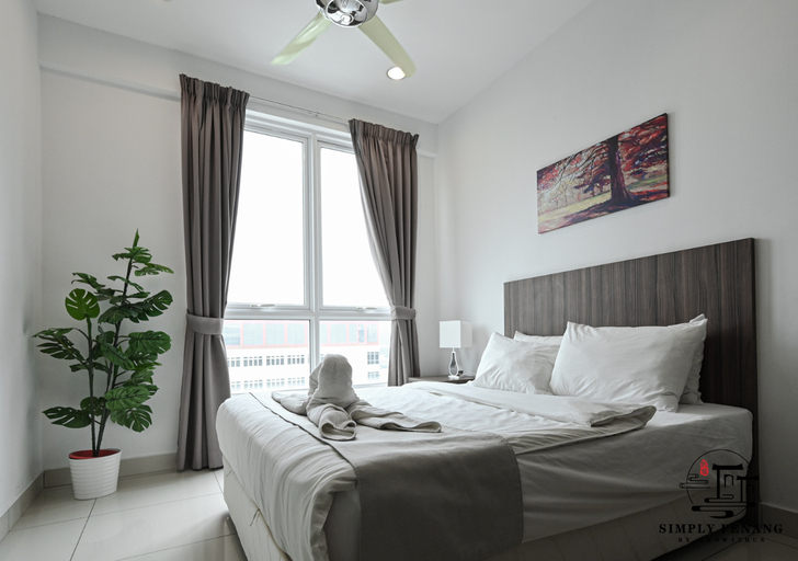 Bedroom, Hot!!MansionOne - Gleneagles/Gurney/City Center, Penang Island