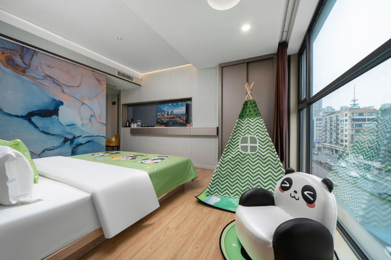 Bedroom 2, Haolai Sideng Hotel (Chengdu Chunxi), Chengdu