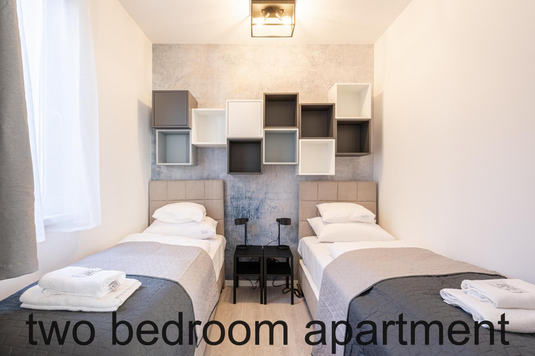 Bedroom 2, Radiant Sun Apartments, Budapesti
