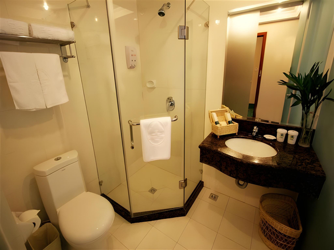 Bathroom 4, GreenTree Inn Shanghai Meilan Lake Hutai Road Express Hotel, Shanghai