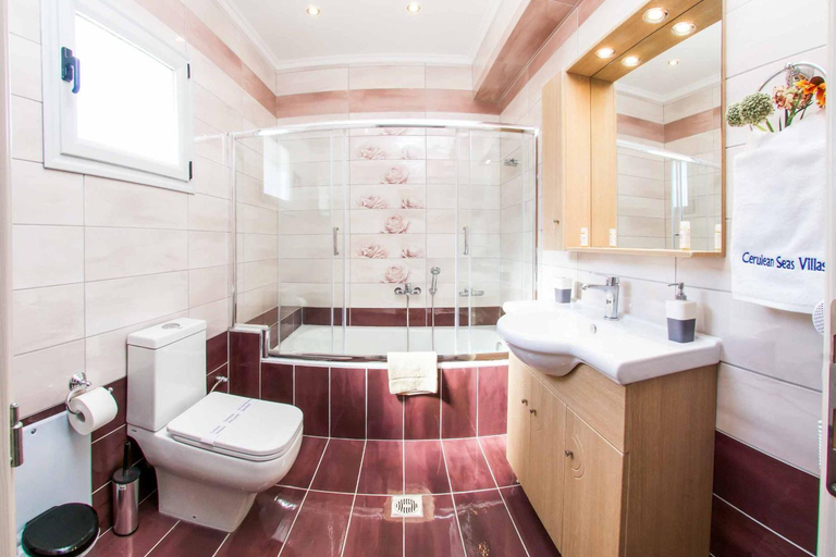 Bathroom, Villa Cyan, Ionian Islands