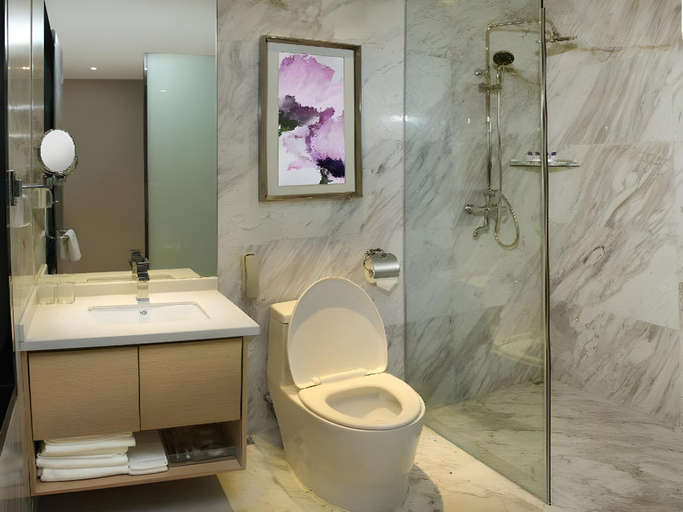 Bathroom 3, Lavande Hotel Wuhan Huanghelou Branch, Wuhan