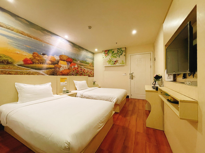Bedroom 3, E-Mi Hotel Guangzhou Convention and Exhibition Center Canton Tower Branch, Guangzhou