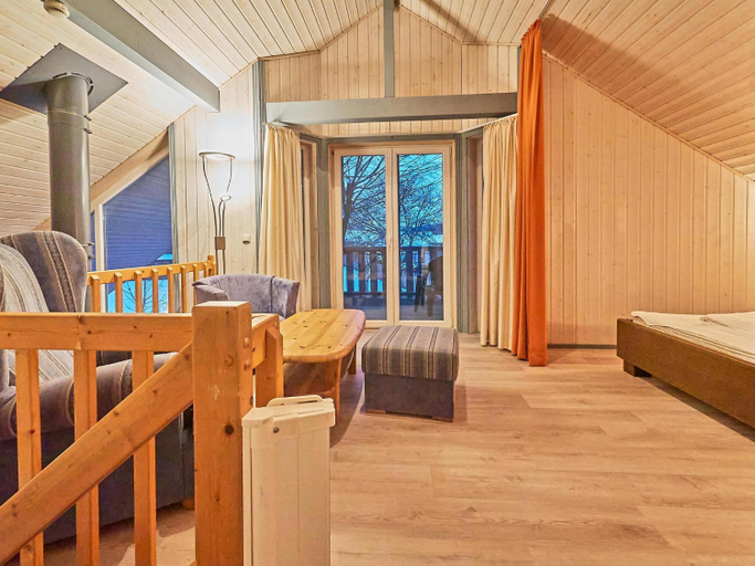 Bedroom 2, skandinavisches Ferienhaus in Mirow, Mecklenburgische Seenplatte