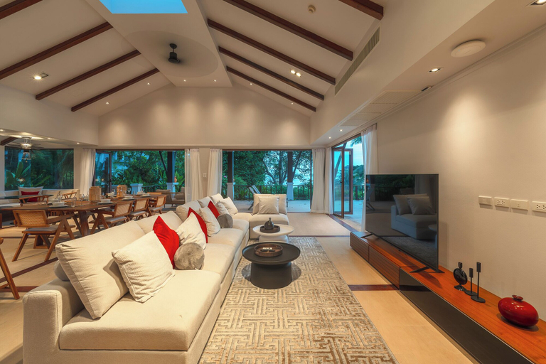 Living area 5, Sunrise 7BR Luxe Villa Sea View V151, Pulau Phuket