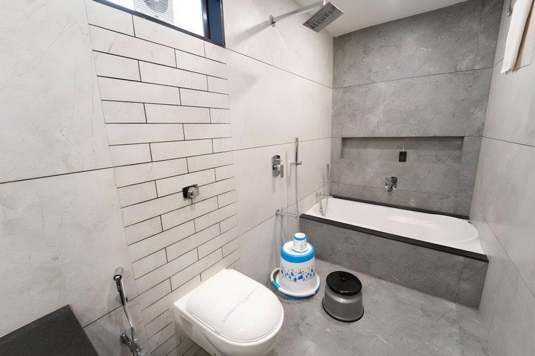 Bathroom 4, La Serene Resort and Spa, Satara