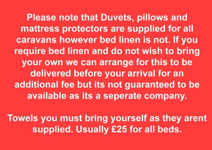 Facilities, 3 Bed Standard Caravan Robinhood, Denbighshire