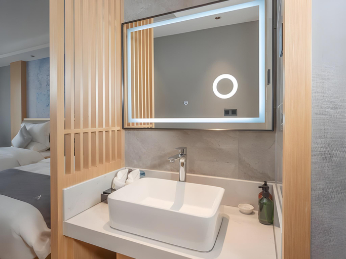 Bathroom 3, GreenTree Eastern Hotel Chengdu Xindu District Jinshuihe Metro Station, Chengdu