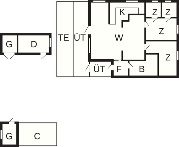 Floor plan 3, 5 Person Holiday Home in Otterup, Nordfyns