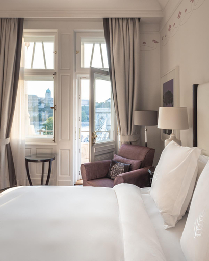 Bedroom, Four Seasons Hotel Budapest, Budapesti