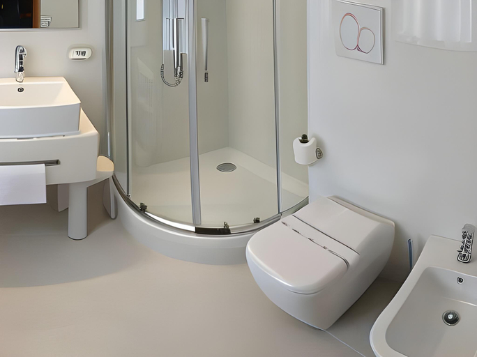 Bathroom 5, Albergo Delle Alpi, Belluno