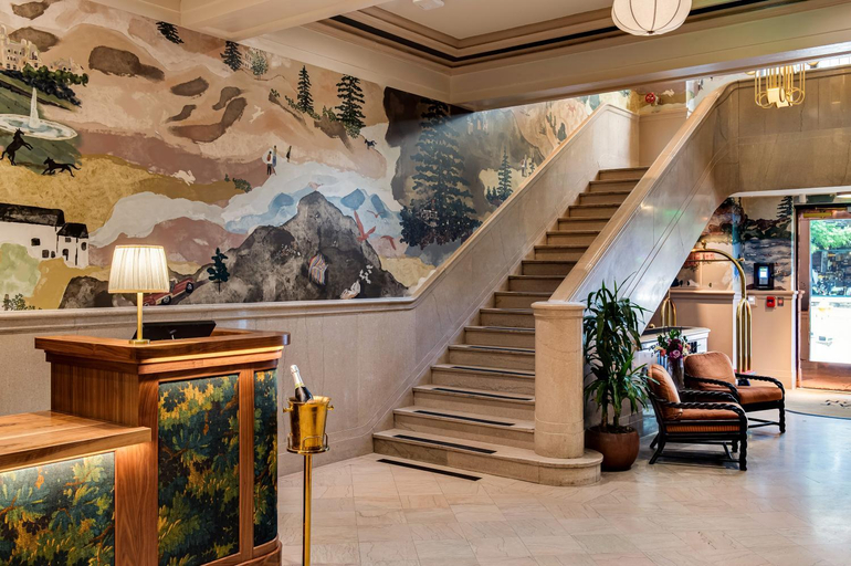 Public Area 4, The Flat Iron Hotel, Buncombe